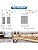 LABOREDUCER LED Under Cabinet Lighting Kit - 6 Pack Cabinet Strip Lights with Rotary Dimmer & 11Inch 24V Plug in Cupboard Lights Linkable Bar Lights for Kitchen丨Cupboard丨Counter丨Closet丨Showcase