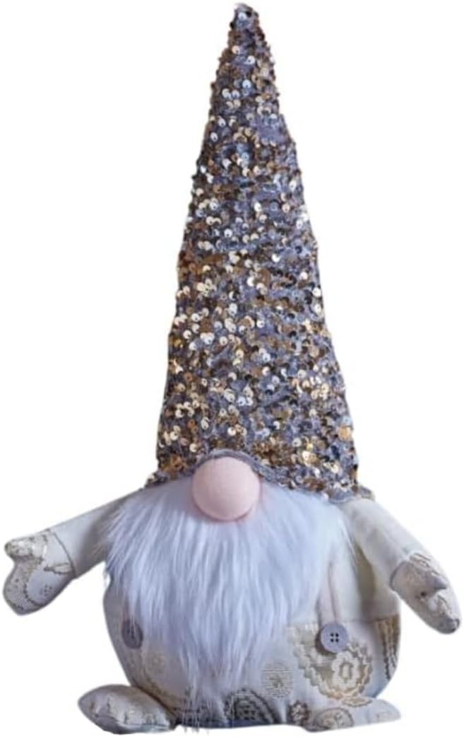 30cm Champagne Plush Christmas Gonk