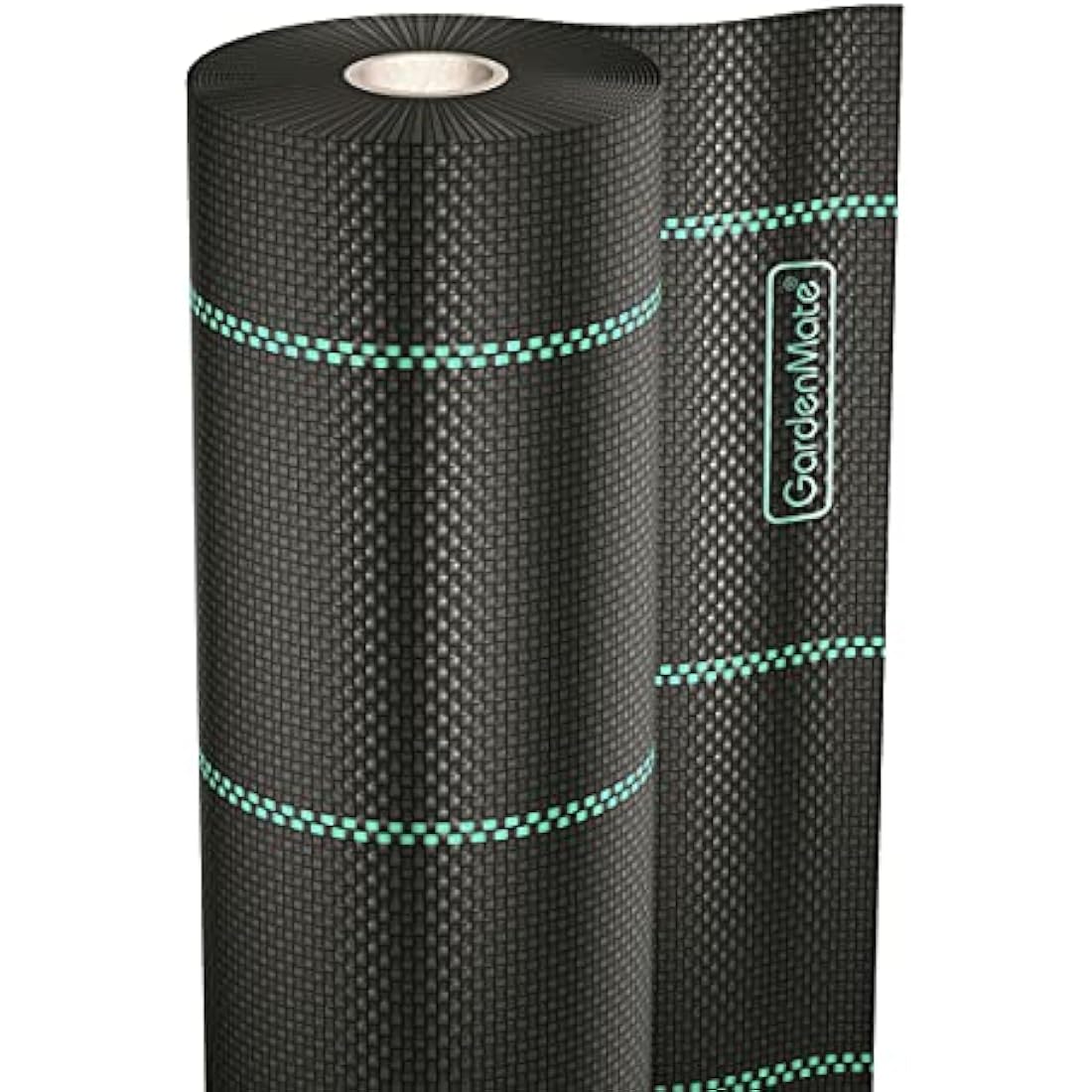GardenMate 1m x 50m roll woven weed control fabric - UV stabilised 100gsm landscape ground cover membrane