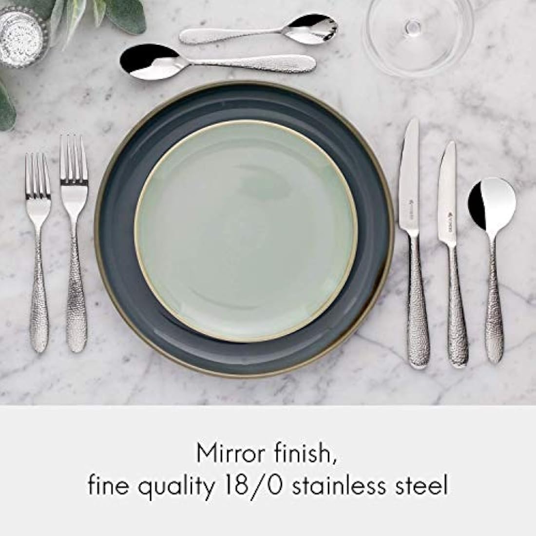 Viners Glamour 24-Piece 18.0 Stainless Steel Cutlery Set in Gift Box (Packaging may vary)