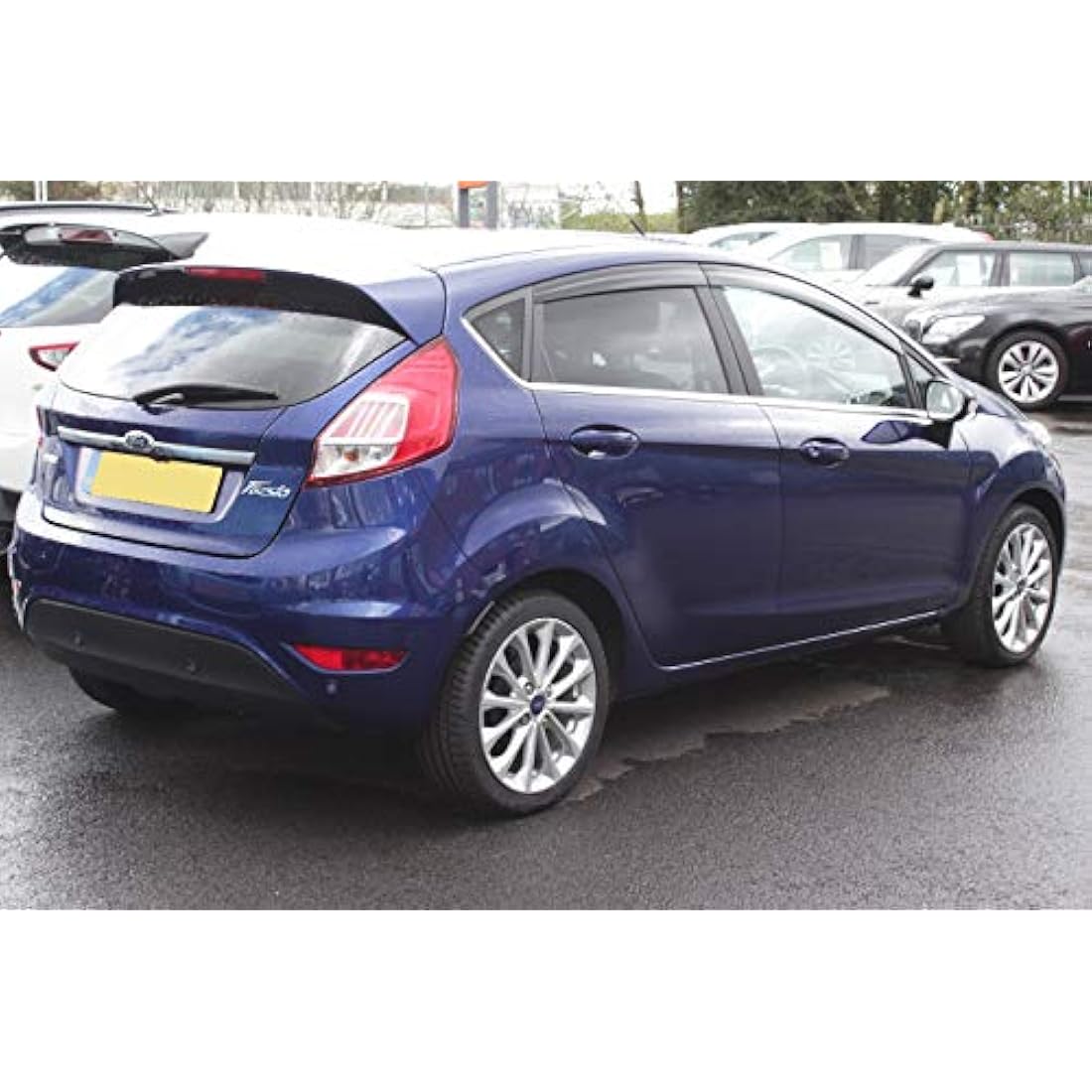 AUTO CLOVER Wind Deflectors Set for Ford Fiesta MK7 2009-2017 5 Door Hatchback (4 pieces)