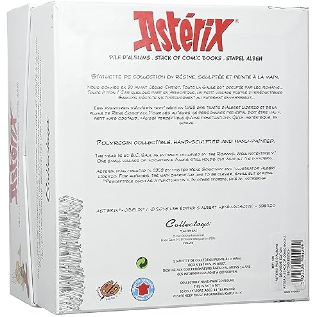 Plastoy SAS 128 - Asterix Sits on Stack of Books * New Edition *