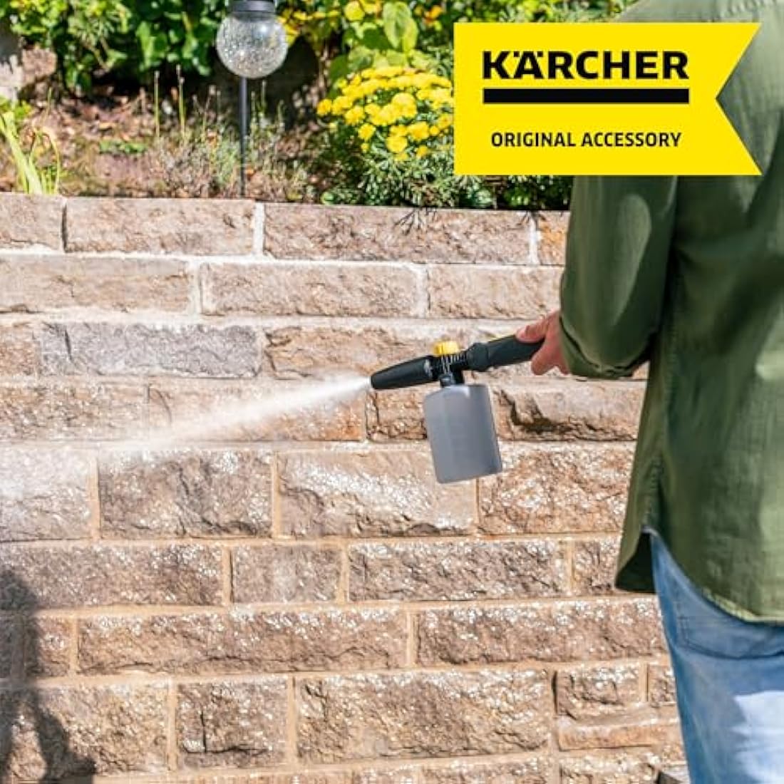 Kärcher 26431470 FJ6 Foam Jet Nozzle with 0.6 L Capacity Foamer for Pressure Washer Accessory, Multi
