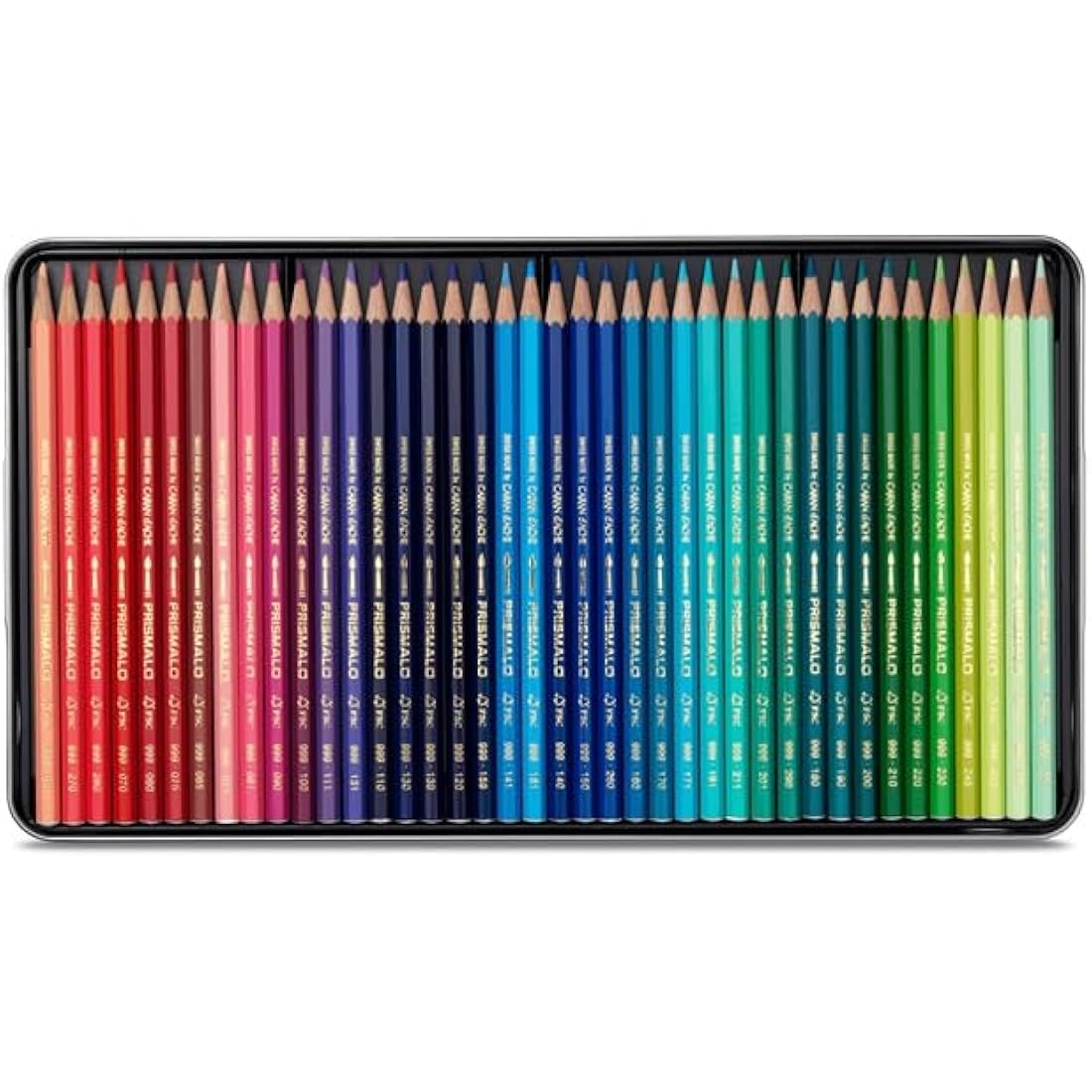 Caran Dache Metal tin with 80 Assorted Colours