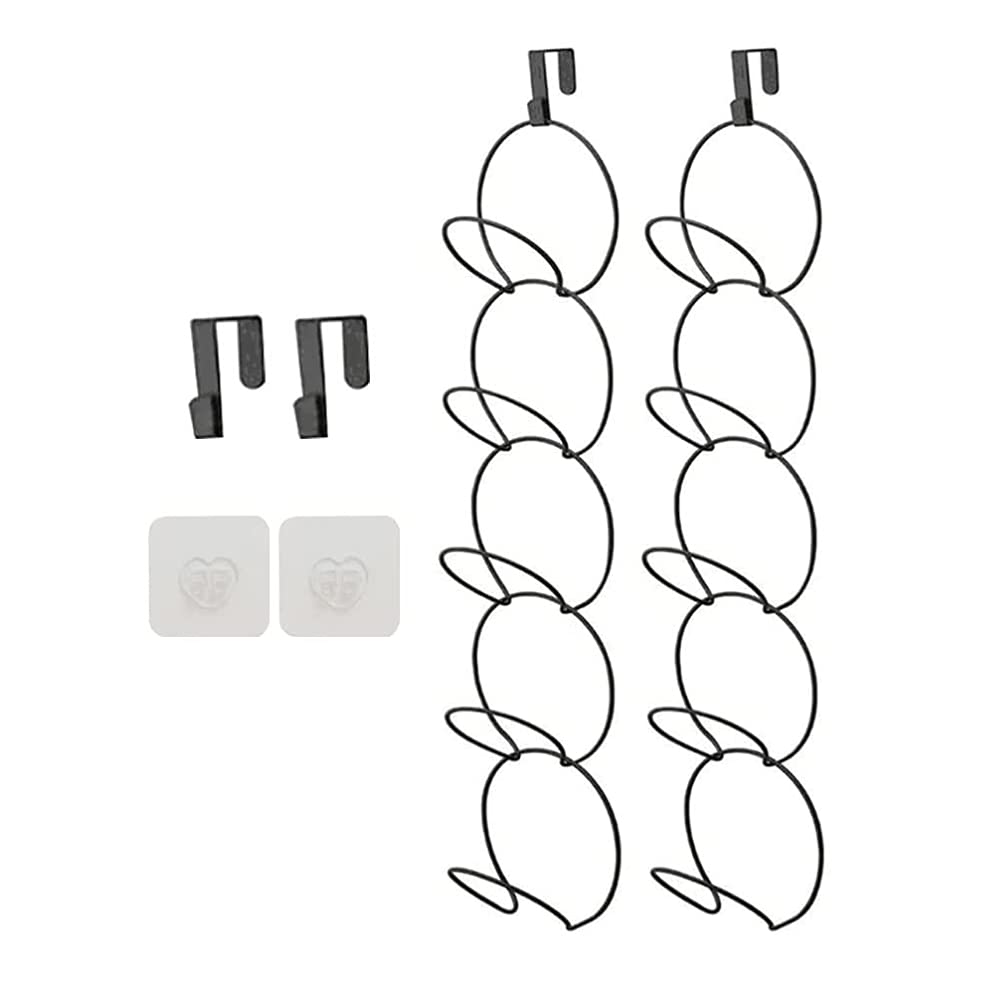 SUNFICON Baseball Cap Rack Holder Organiser Hanger 10 Pack Hat Display Storage Rack Closet Hanging for Scarves Handbags Towels Clothes Ties Over Door