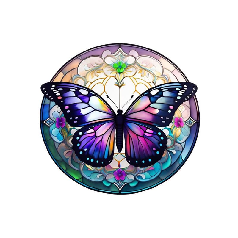 Butterfly Flowers Toilet Cover Sticker Decals,Colorful Butterfly Flowr Waterproof Toilet Lid Tank Seat Decals Cistern Self-Adhesive Bathroom Wall