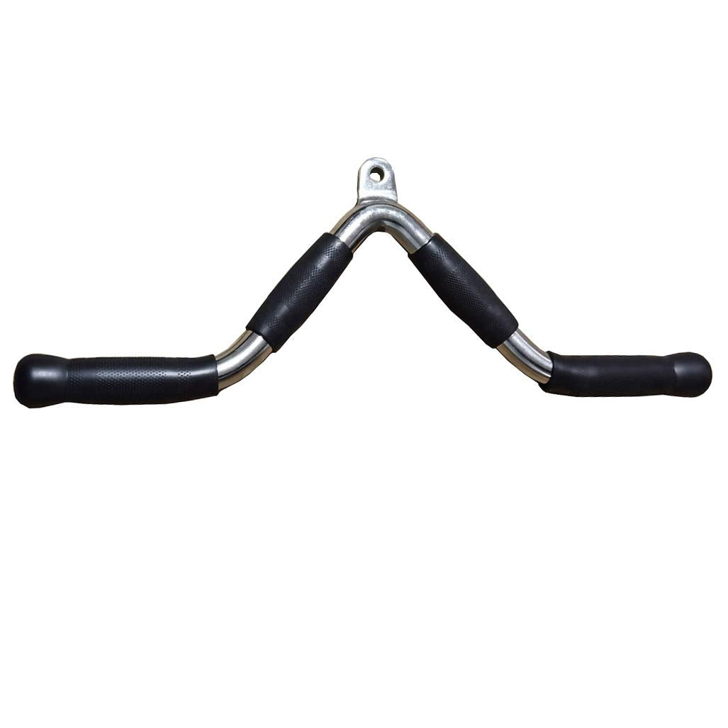 Barbell Cable Attachment For Cable Machines, Lat Pull Down Bar Cable Machine Attachments, Tricep Press Down Bar, Revolving Straight Curl Pulldown Bar