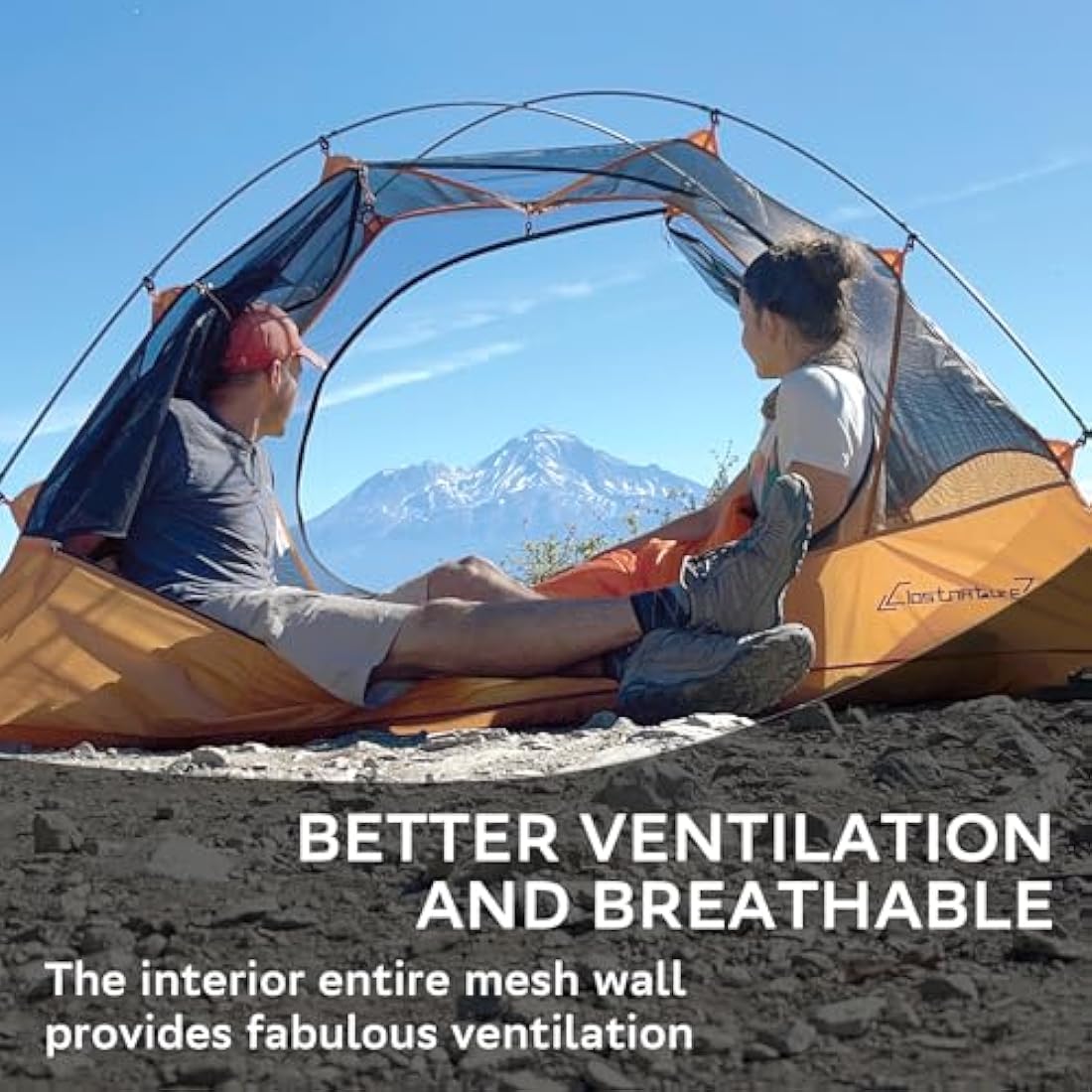 Clostnature Lightweight Backpacking Tent - 2/3/4 Man Tent for Camping, 3 Season Ultralight Waterproof Camping Tent, Large Size Easy Setup Dome Tent for Family, Outdoor, Hiking and Mountaineering