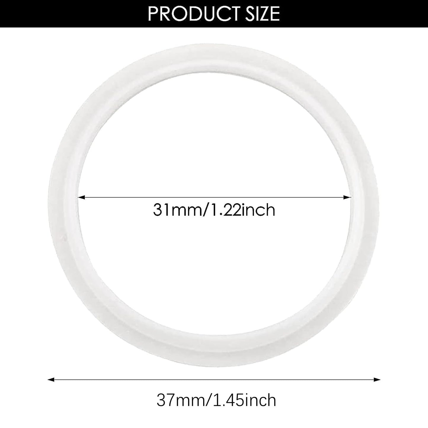 Sink Plug Rubber Seal,Bathroom Sink Drain Plug Stopper,2PCS,31/39mm