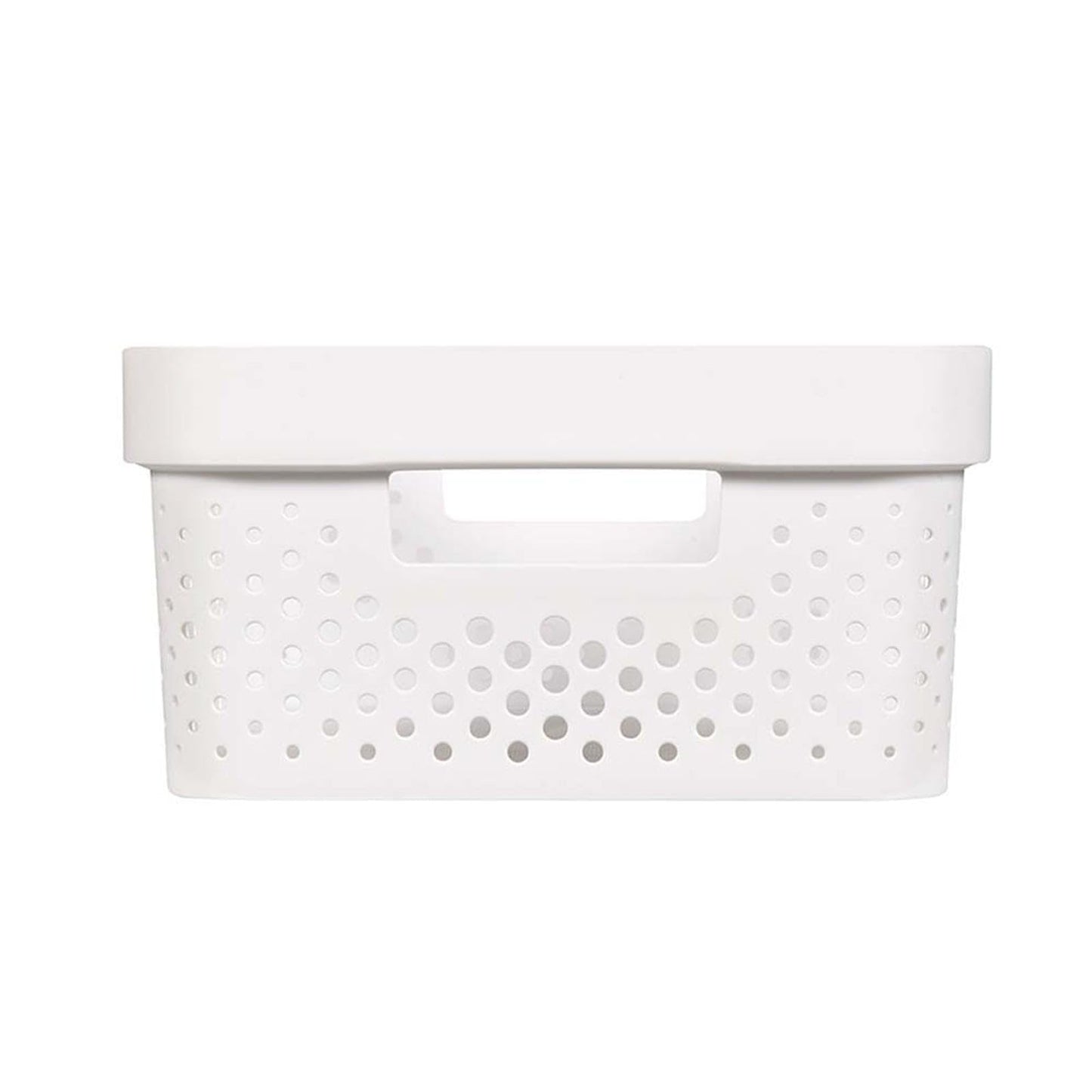 CURVER Infinity Tray 4.5 L Dots Recycled Plastic Pink Crates, green, S
