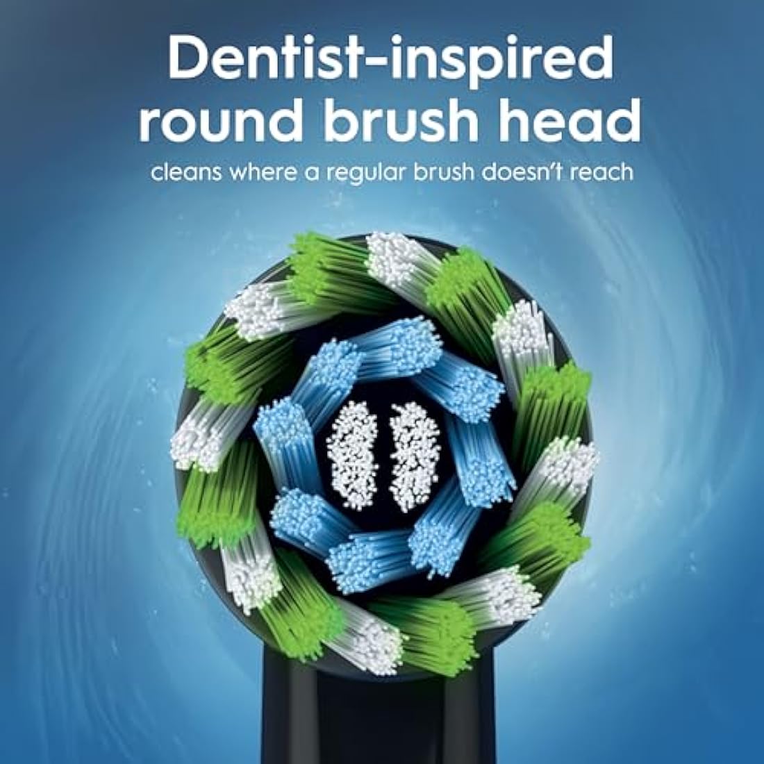 Oral-B Vitality Pro Electric Toothbrushes Adults, Oral B Electric Toothbrush, 1 Handle, 2 Toothbrush Heads, 3 Brushing Modes Including Sensitive Plus, Rechargeable Toothbrush, 2 Pin UK Plug, Blue