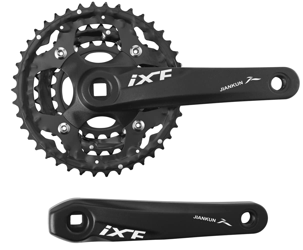 CYSKY Bike Crankset 3x 10 Speed 42-32-24T 170mm 104/64 BCD Crank Arm Set Easy to Replacement MTB BMX Road Bicycle Crankset Compatible with