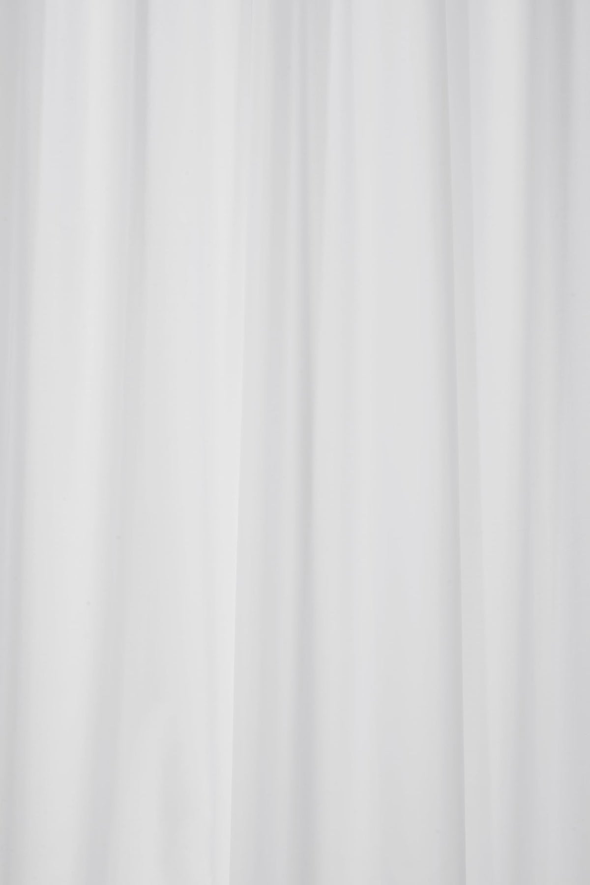 Croydex GP85115 Professional Plain White Water-Resistant Textile Shower Curtain 1800 X 2000mm
