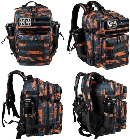 LHI Tactical Military Backpack for Men and Women 25L/35L Army Assault Pack Bag Small Rucksack with Bottle Holder