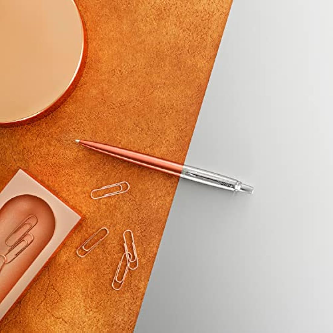 Parker Jotter Ballpoint Pen | Chelsea Orange | Medium Point Blue Ink