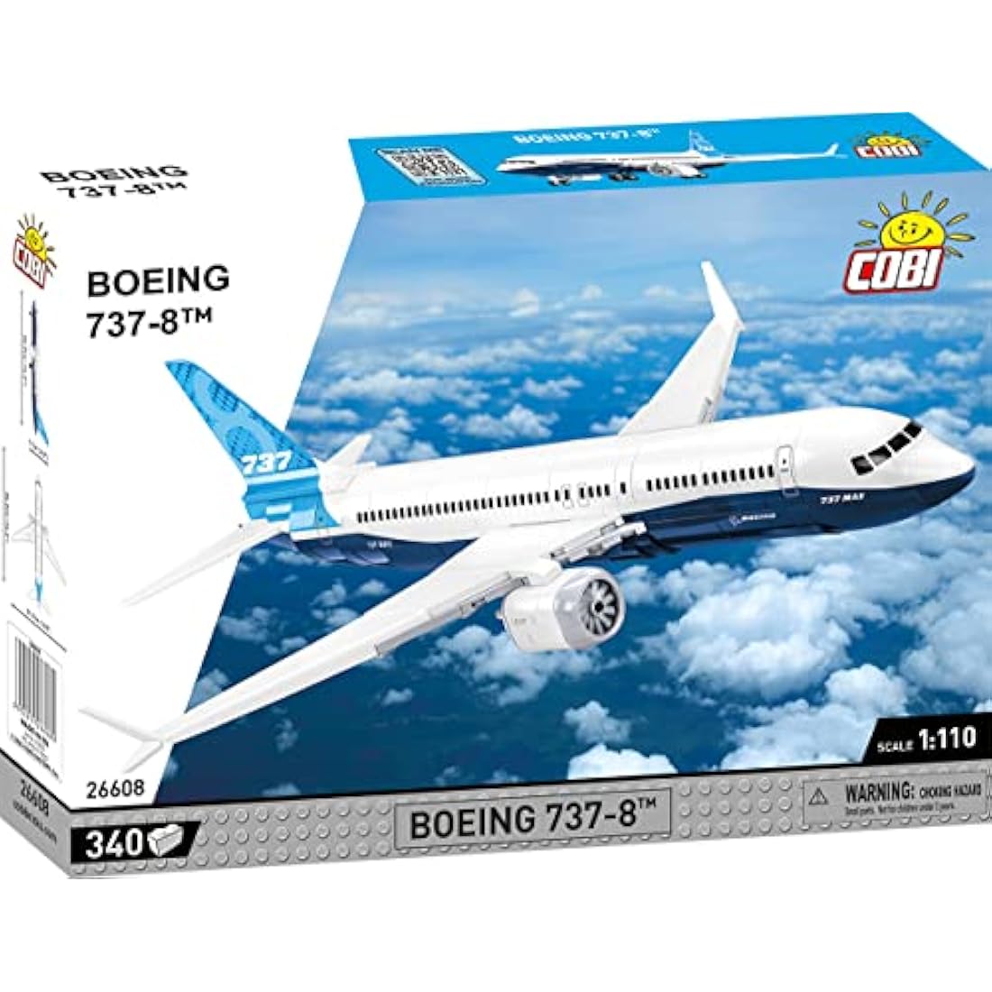 COBI Boeing 737-8, Black, large