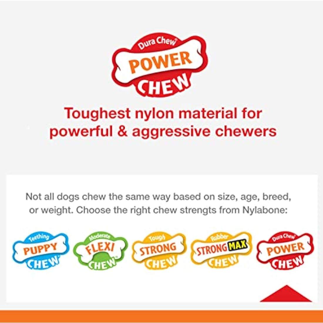 Nylabone Extreme Tough Pro Action Dog Chew Toy, Cleans Teeth, Bacon Flavour, XL, for Dogs Over 23 kg