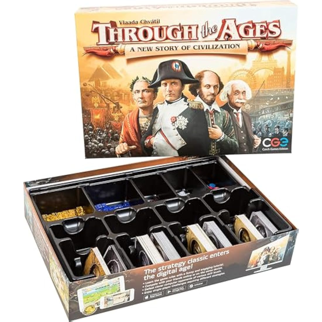 Through the Ages: A New Story of Civilization | Czech Games Edition | 2-4 Players