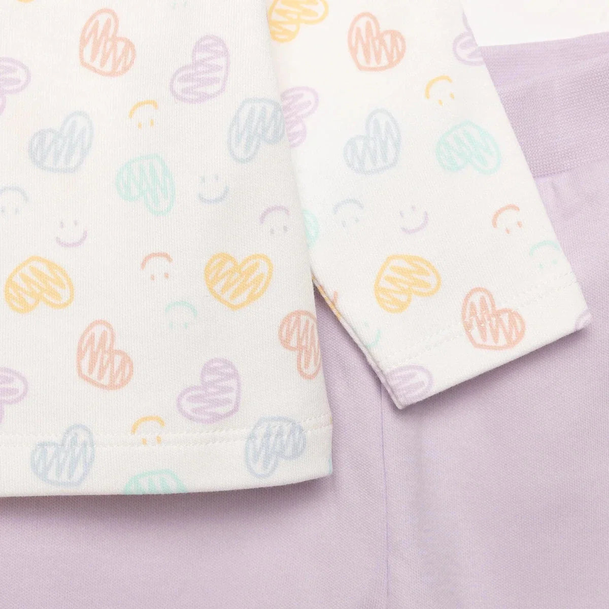 HelloBaby Girl Wrapover Top-Hat-Footed Bottom - Ecru