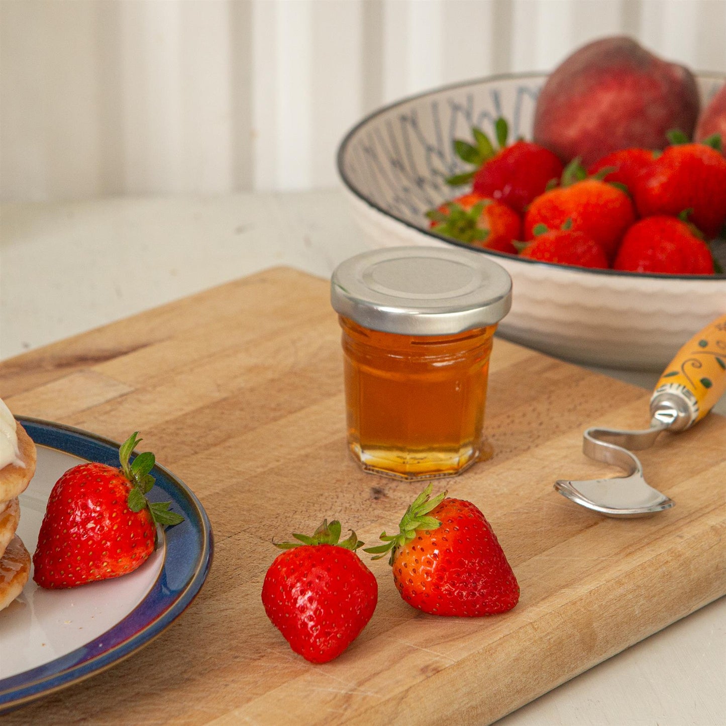 30ml Glass Jam Jars with Lids - Pack of 6