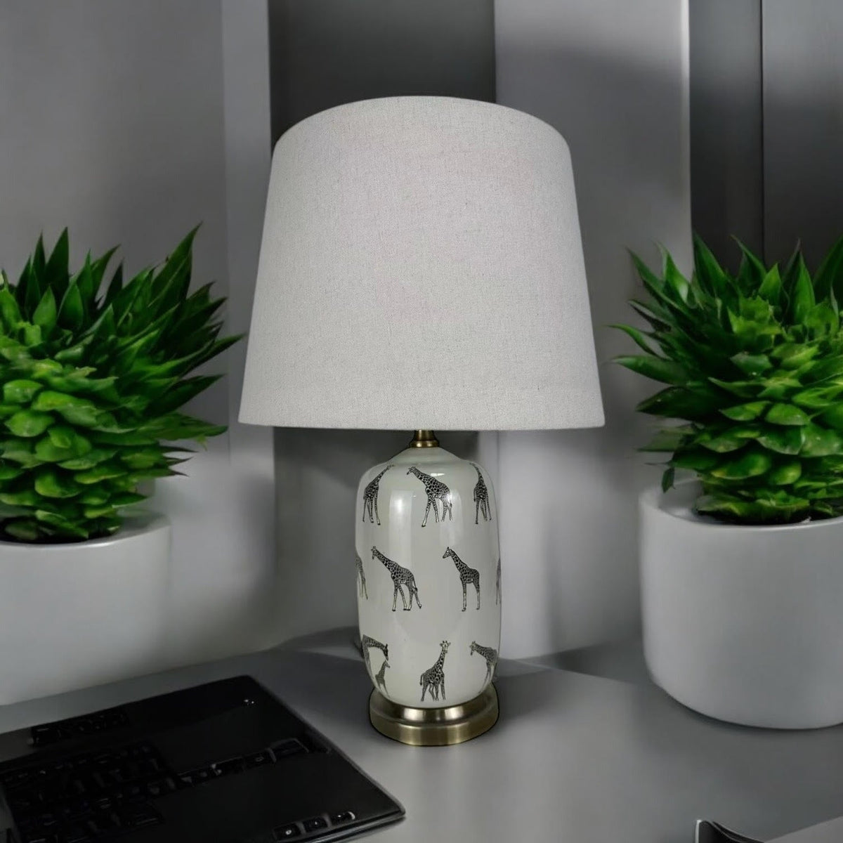 41CM LAMP AND SHADE