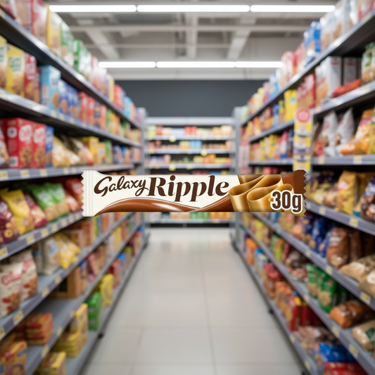 36 x Galaxy Ripple Milk Chocolate Snack Bar 30G