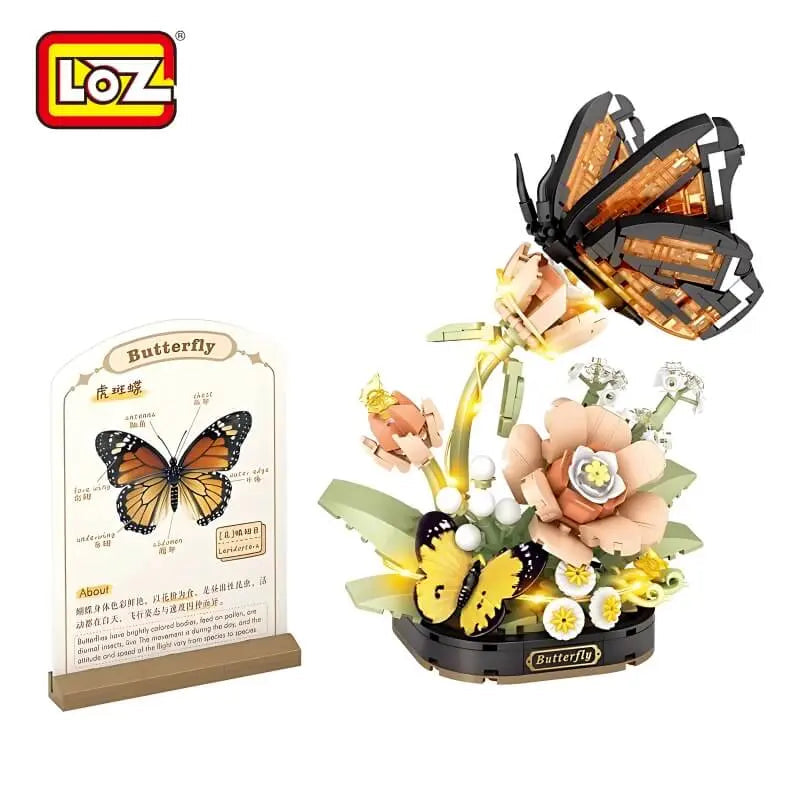 LOZ Tiger Butterfly 4117