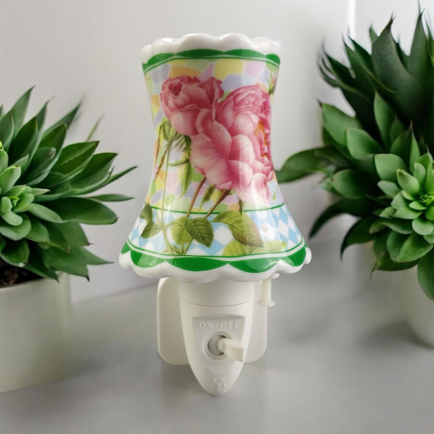 8 INCH FLORAL LED NIGHTLIGHT