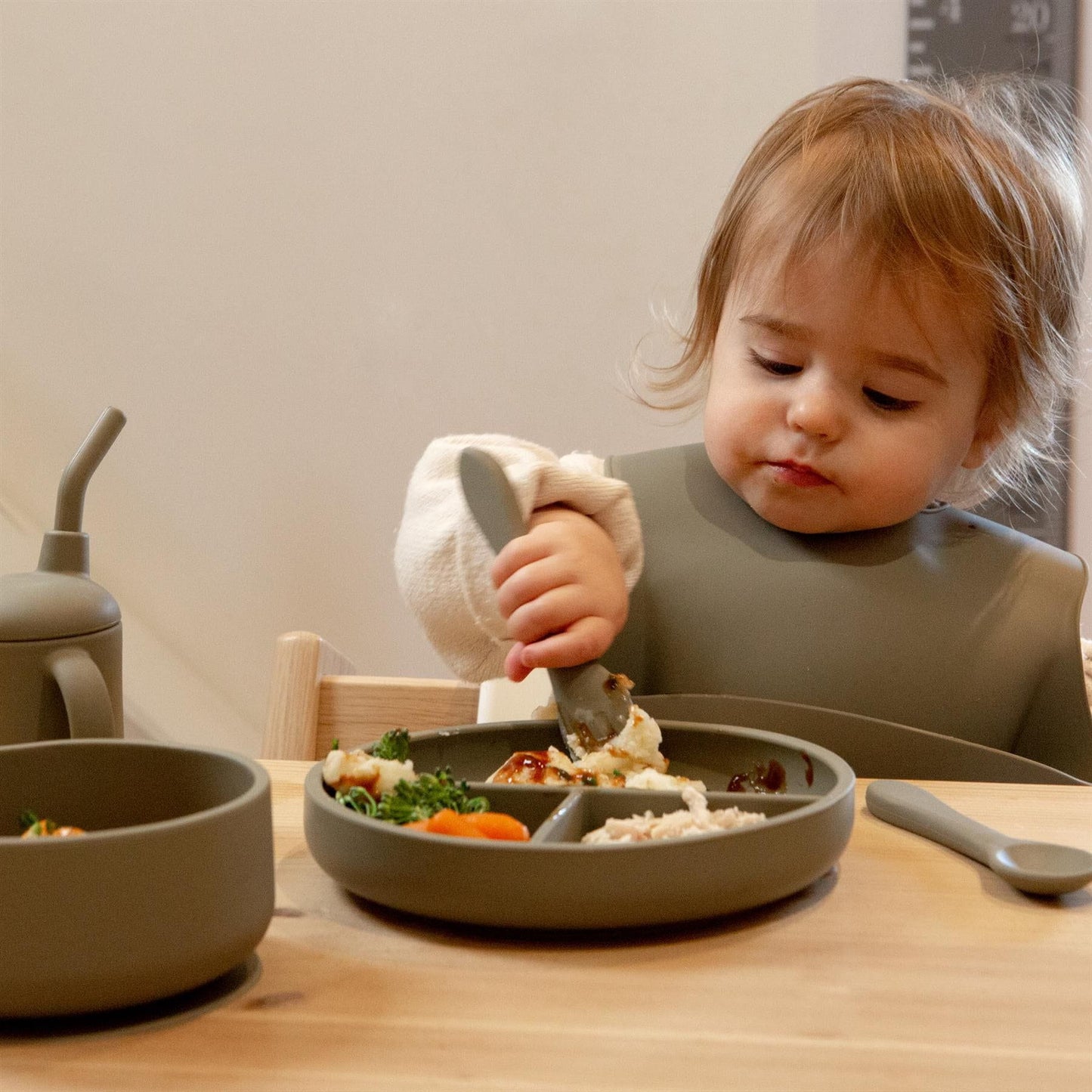 Silicone Baby Weaning Bib