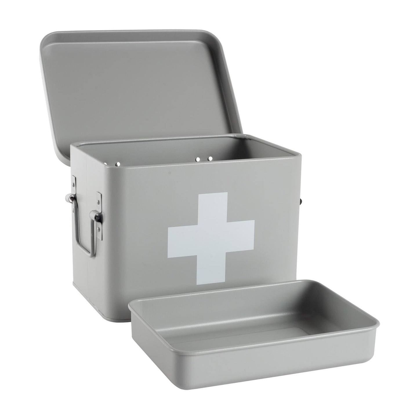 Grey Vintage First Aid Tin