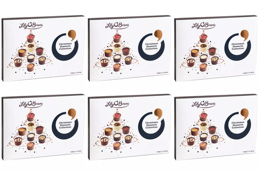 6 x Lily O Briens Christmas Desserts Collection 312G