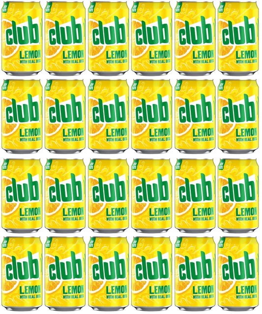 24 x Club Lemon Can 330Ml