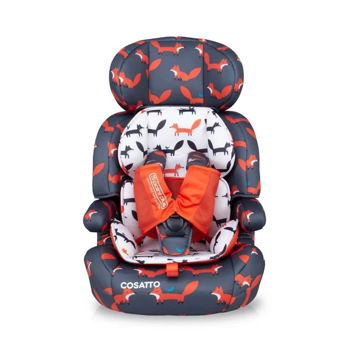 Cosatto Zoomi Group 1/2/3 Car Seat - Charcoal Mister Fox