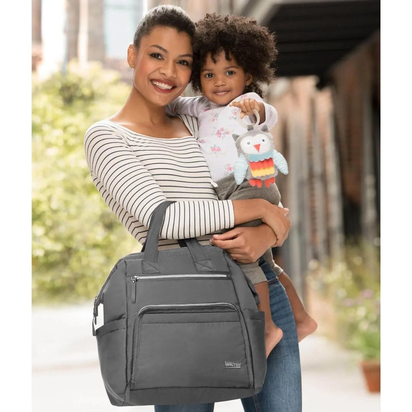 Skip Hop Main Frame Changing Backpack - Charcoal