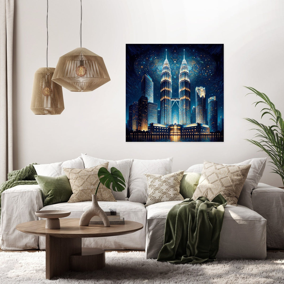 Luminous Geometry Canvas