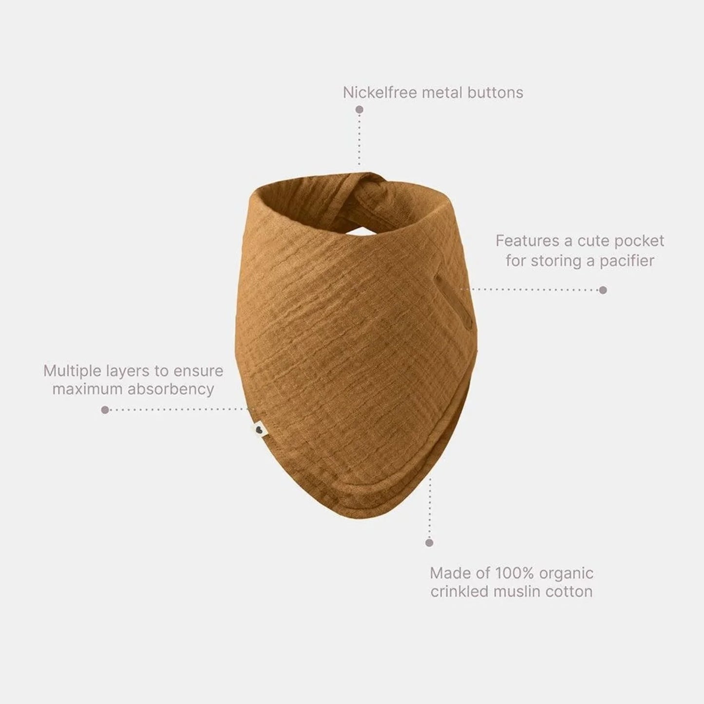 BIBS Bandana Bib - Sand