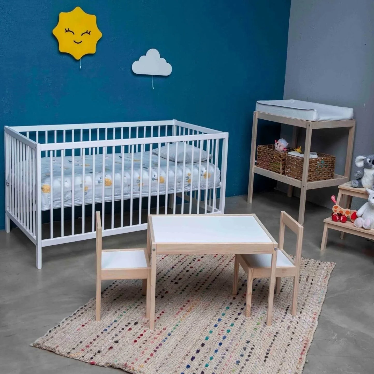 Montessori Wooden Table and Chair Set for Kids