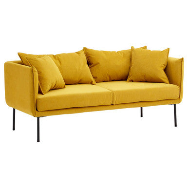 2 Seater Yellow Sofa, Kolding