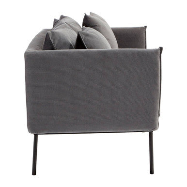 2 Seater Grey Sofa, Kolding