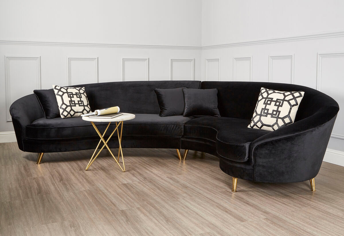 White Marble Top Side Table with Gold Geometric Hairpin Legs, Nirav