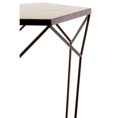 Shalimar Pentagonal Marble Top Side Table