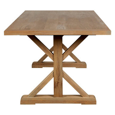 Lyon Aged Grey Dining Table