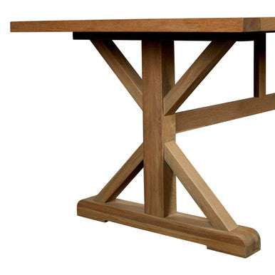 Lyon Aged Grey Dining Table