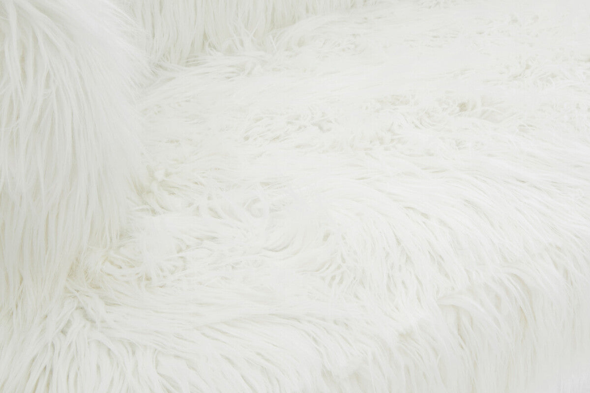 Fur Effect Sofa with Gold Legs, Clarence