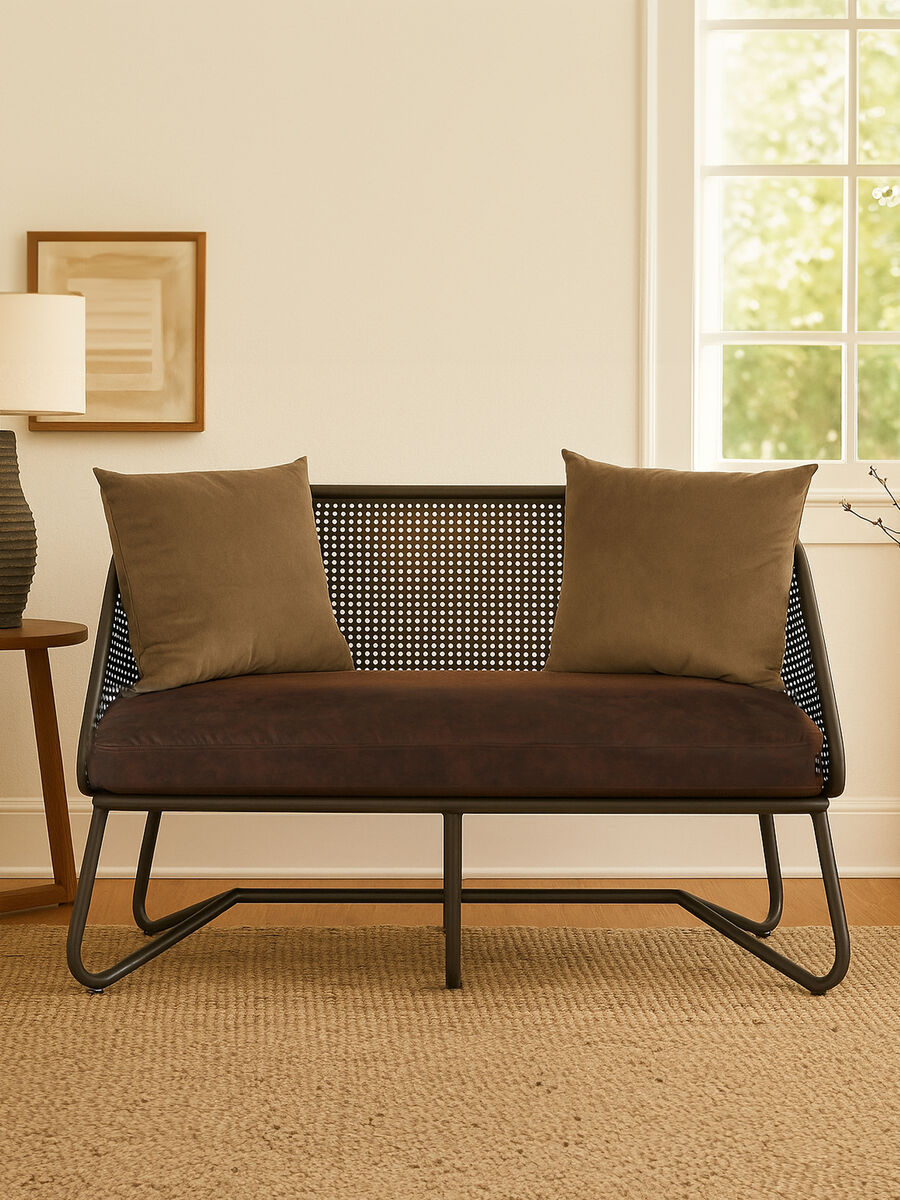 2 Seater Sofa With Curved Legs, New Foundry