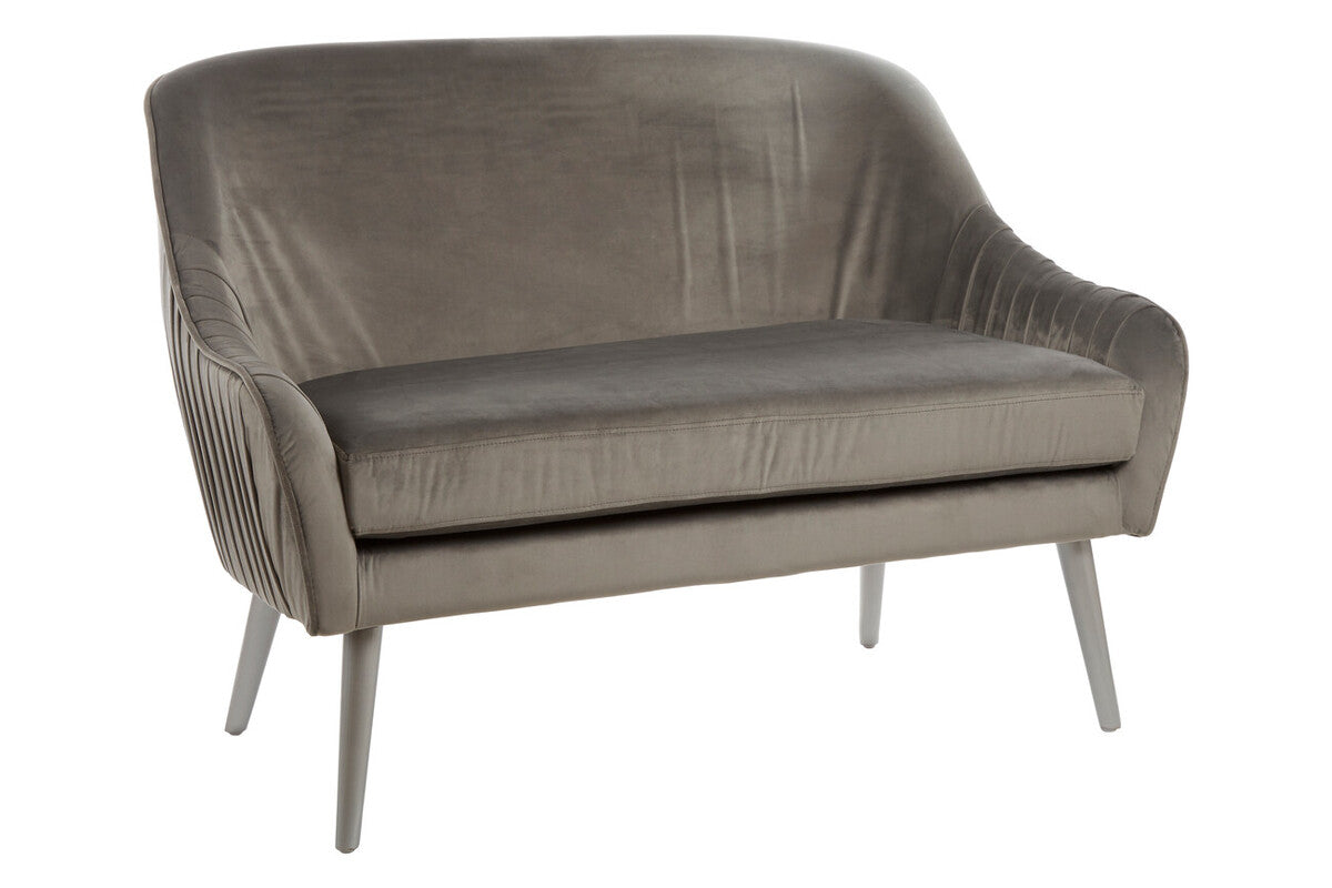 Grey Velvet Sofa, Louxor