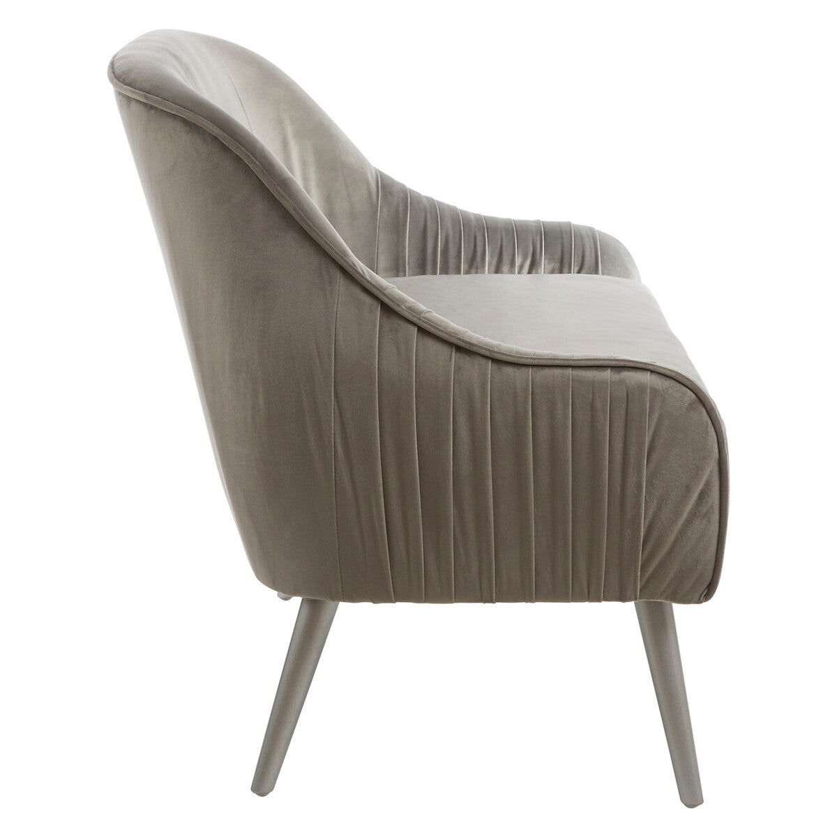 Grey Velvet Sofa, Louxor