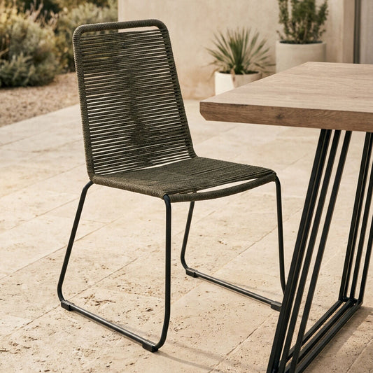 Grey Rope Chair | Sisal
