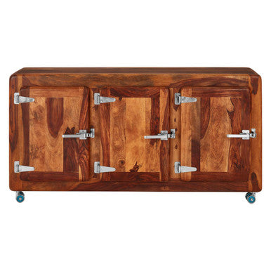 Marwar Natural Tropical Rosewood 3 Door Sideboard