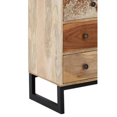 Marwar Mango Wood and Leather Sideboard